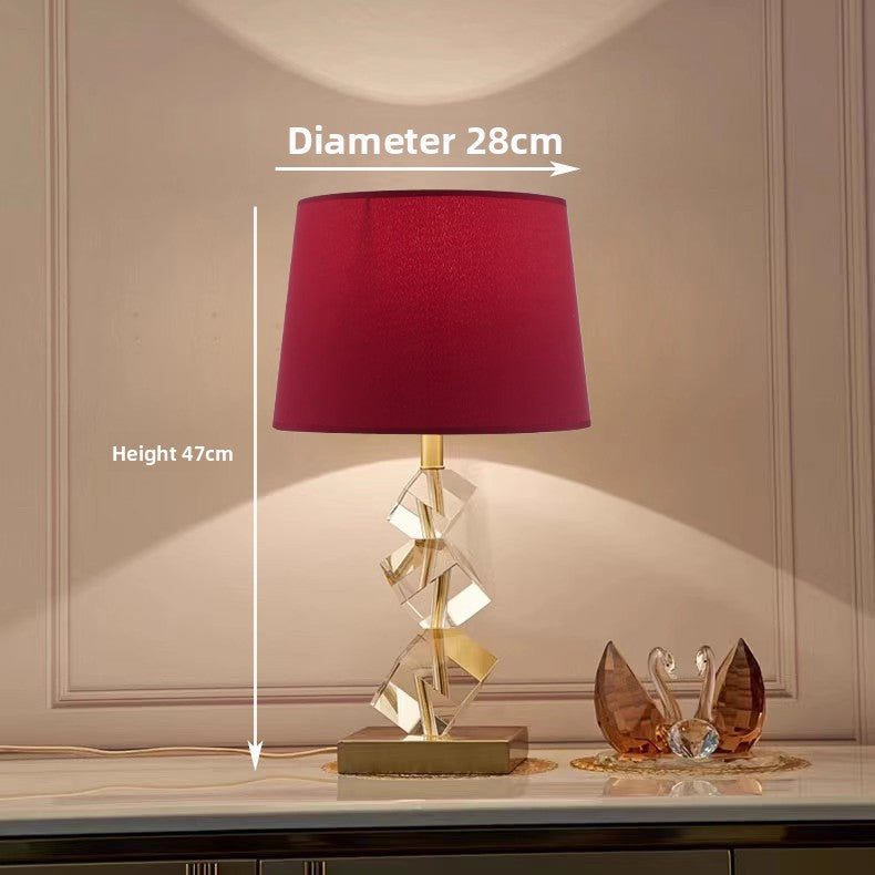 Crystal Base Elegant Table Lamp
