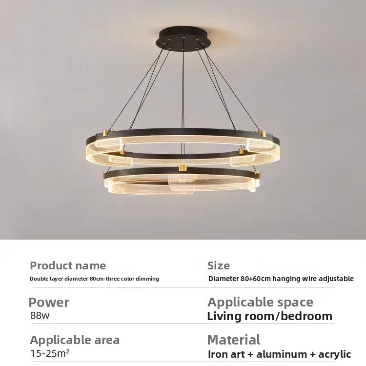 Minimalist Nordic Circular LED Pendant Light