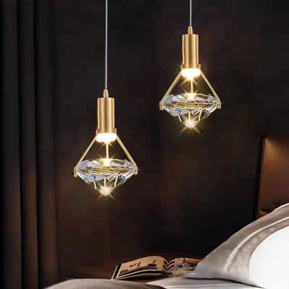 Diamond Crystal LED Ceiling Lamps