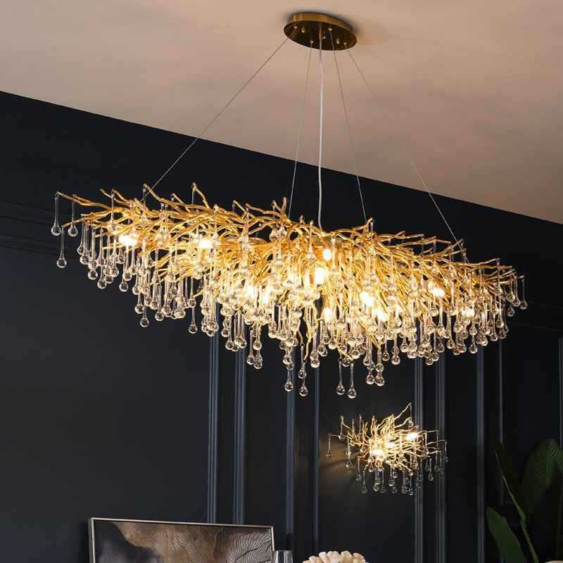 French Style Crystal Chandelier LED