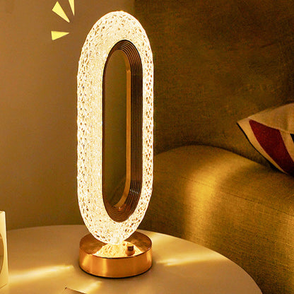 Crystal Touch Table Lamp with Adjustable Lighting