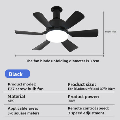 Ceiling Fan Light with Remote and Dimmable Lighting