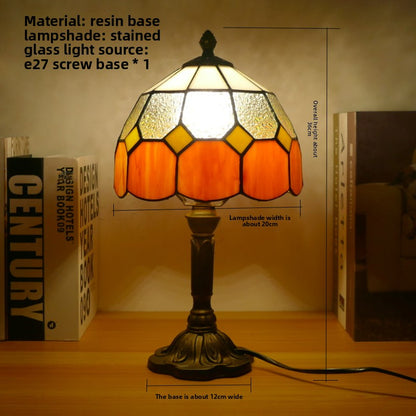 Tiffany Stained Glass Table Lamp