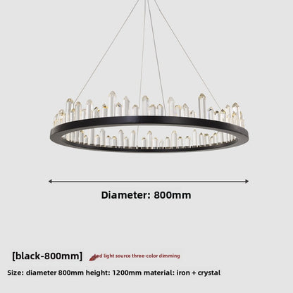 Wave-like Modern Crystal Chandelier