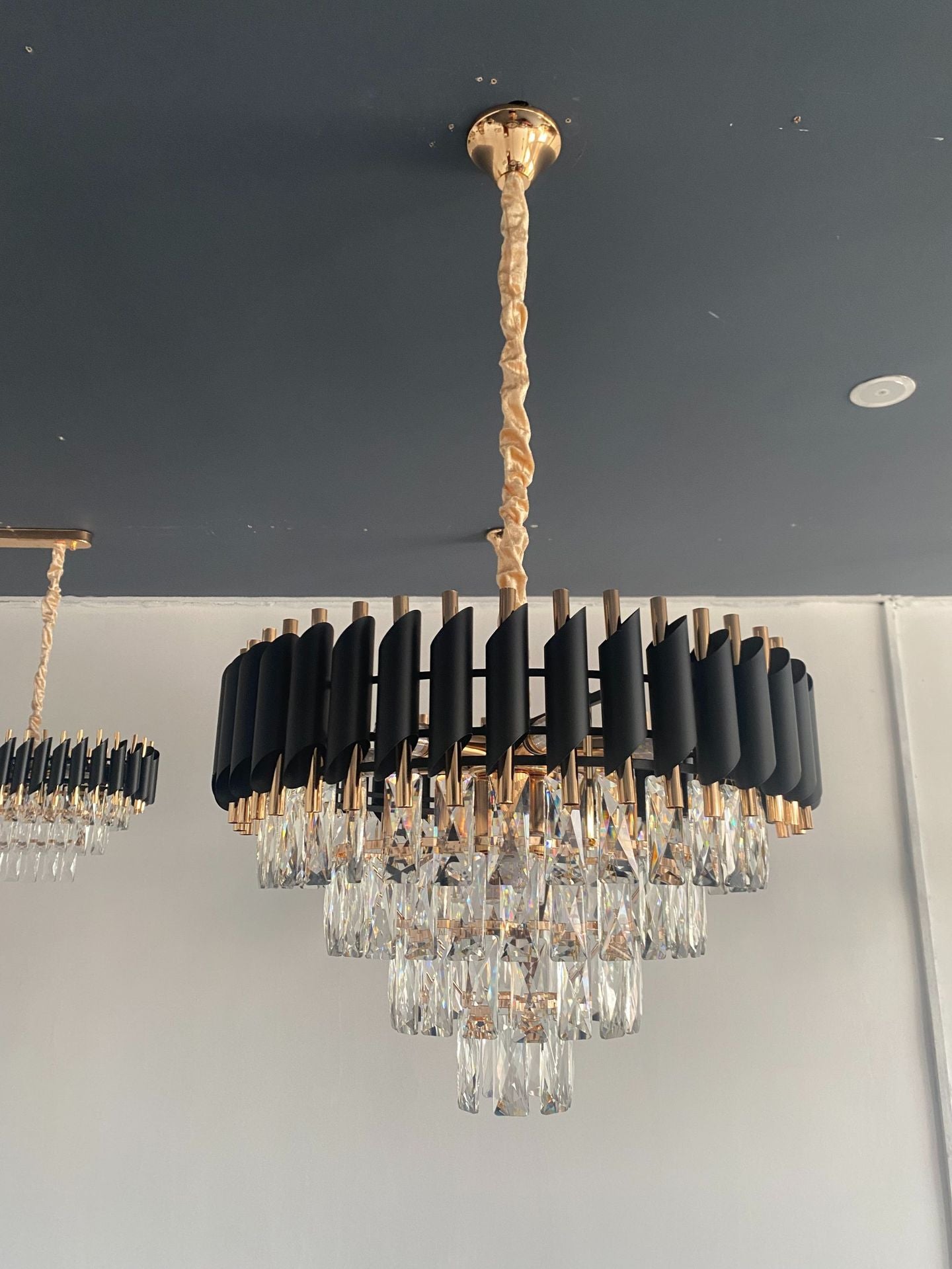 Vintage Elegant Crystal Chandelier