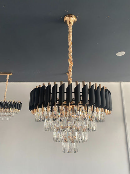 Vintage Elegant Crystal Chandelier