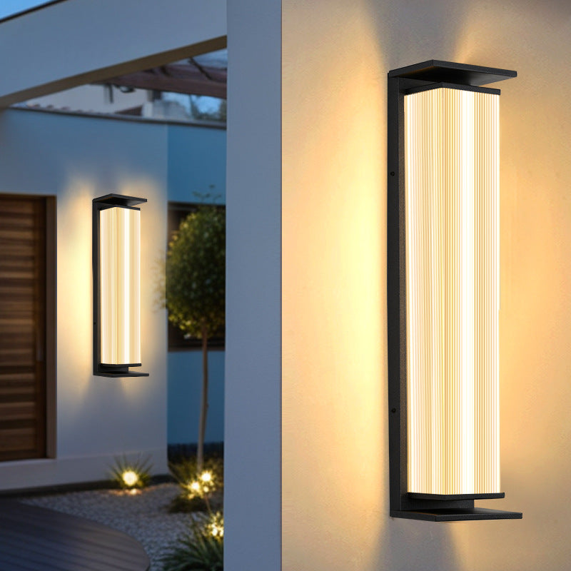 Outdoor Waterproof Block Wall Lamp