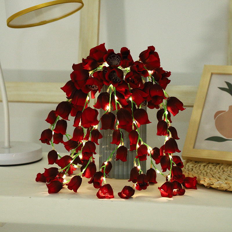 String Room Simulation Flower Decorative Lights Night Lights Proposal Valentine's Day Atmosphere Lights