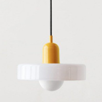 Nordic Glass Pendant Light Adjustable Hanging Lamp
