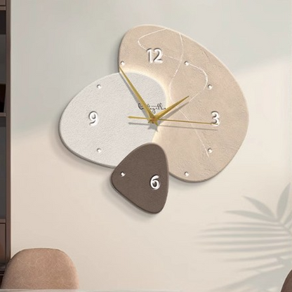 Modern Oval Wall Clock with Quartz Movement