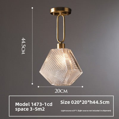 Frosted Pattern Ceiling Lights