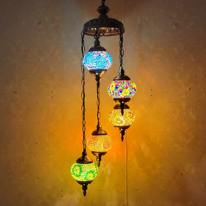 Mosaic Glass Ceiling Lighting