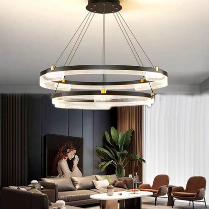Minimalist Nordic Circular LED Pendant Light