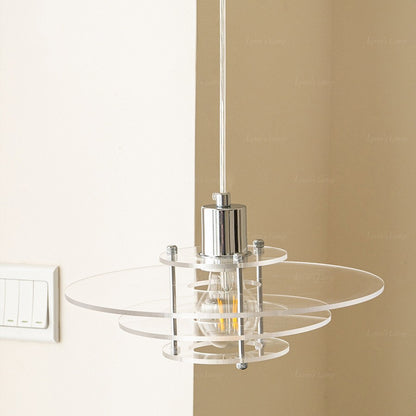 Bauhaus Style Glass Pendant Light