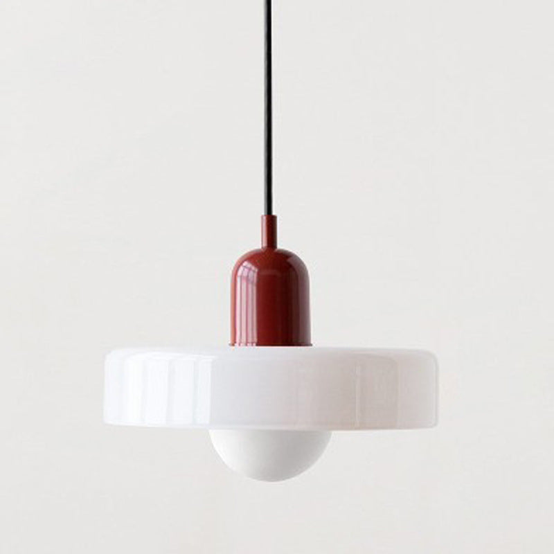 Nordic Glass Pendant Light Adjustable Hanging Lamp