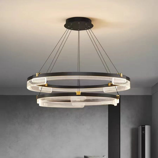 Minimalist Nordic Circular LED Pendant Light