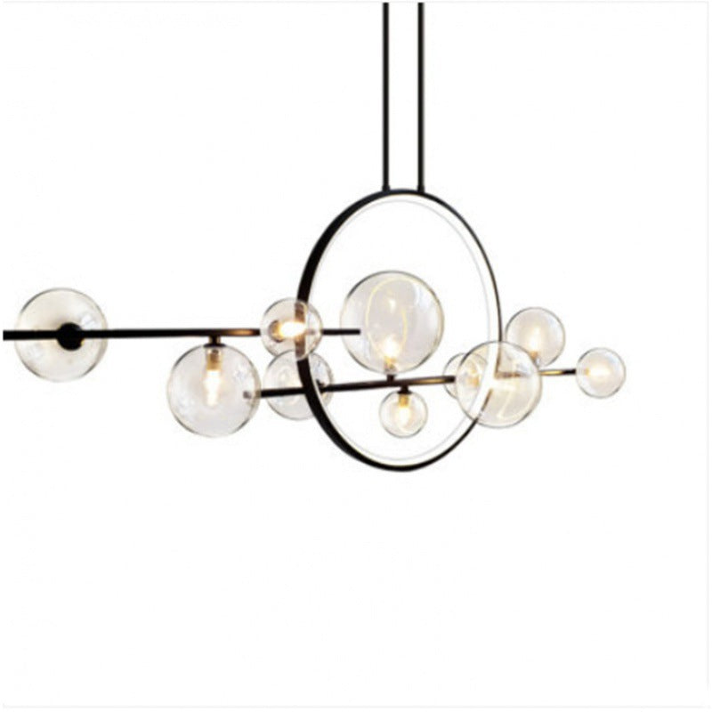 Scandinavian Glass Bubble Ball Chandelier Lighting