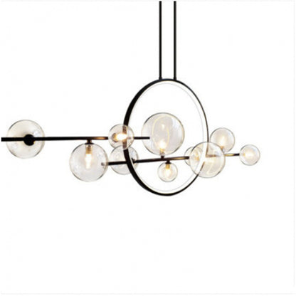 Scandinavian Glass Bubble Ball Chandelier Lighting