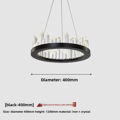 Wave-like Modern Crystal Chandelier