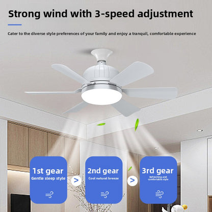 Ceiling Fan Light with Remote and Dimmable Lighting