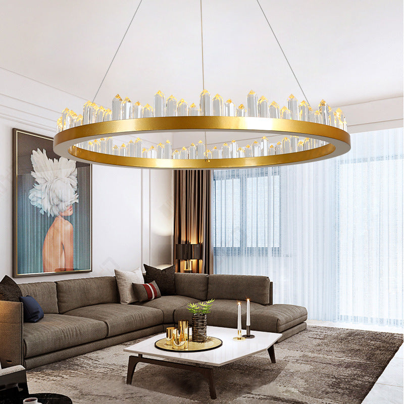 Wave-like Modern Crystal Chandelier