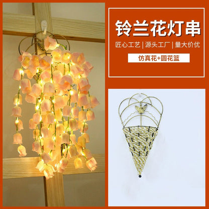 String Room Simulation Flower Decorative Lights Night Lights Proposal Valentine's Day Atmosphere Lights