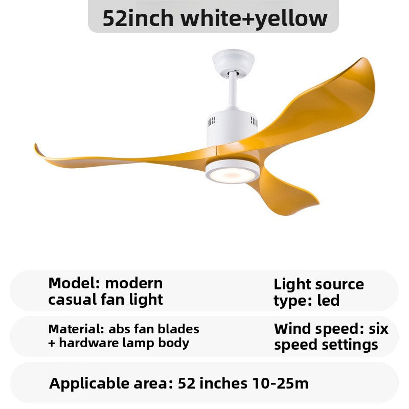Modern Ceiling Fan with Light Remote Control