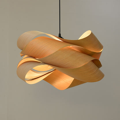 Wood Veneer Ceiling Hanging Light