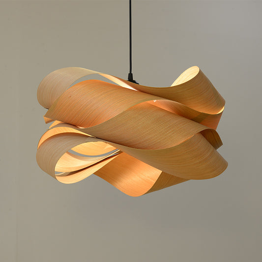 Wood Veneer Ceiling Hanging Light