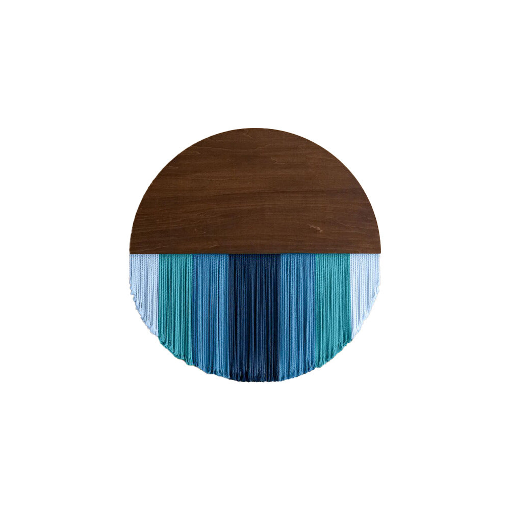 Hand Woven Round Wall Tapestry Nordic Decor