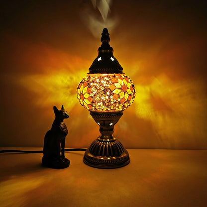 Turkish Retro Glass Table Lamp