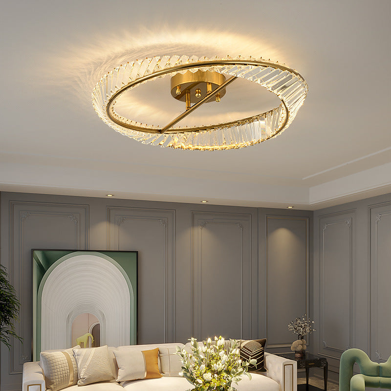 Stainless Steel Crystal Chandelier