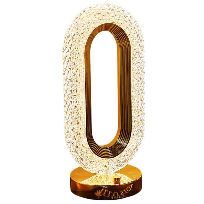 Crystal Touch Table Lamp with Adjustable Lighting
