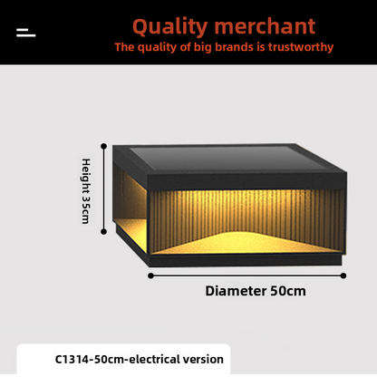Solar Powered Outdoor Waterproof Column Light