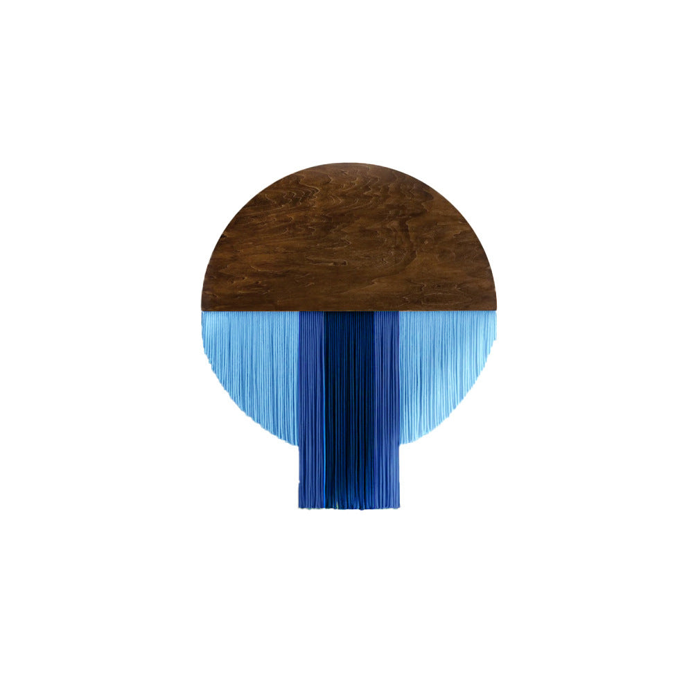 Hand Woven Round Wall Tapestry Nordic Decor