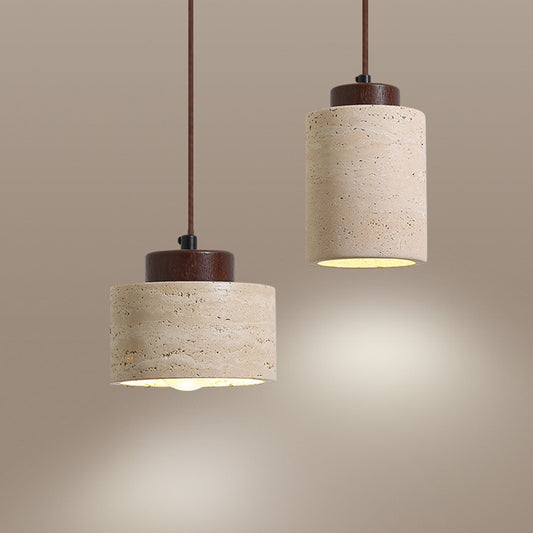 Vintage Travertine Pendant Lamp