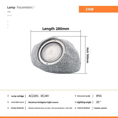 Waterproof Imitation Stone LED Flood Light for Outdoor Garden