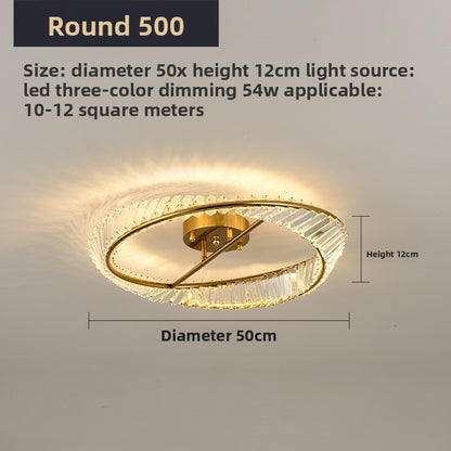 Stainless Steel Crystal Chandelier
