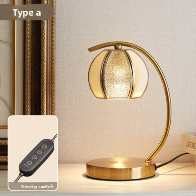 Retro Glass Wax Melting Lamp with Timer