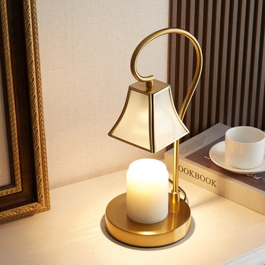 Retro Glass Wax Melting Lamp with Timer