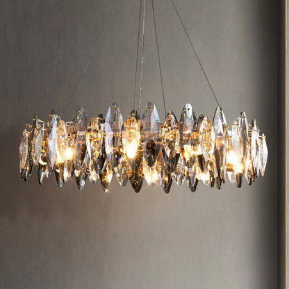 Contemporary Crystal Chandelier