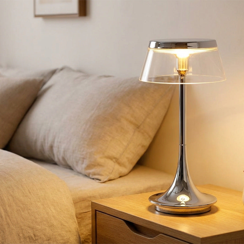 Touch Control Clear Desk Lamp