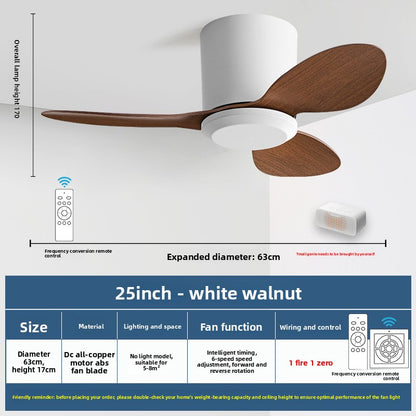 Minimalist Style Smart Ceiling Fan