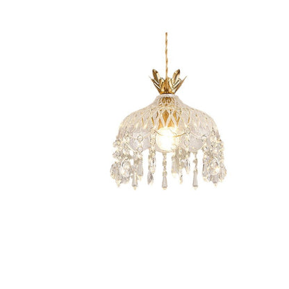 French Retro Crystal Chandelier Light