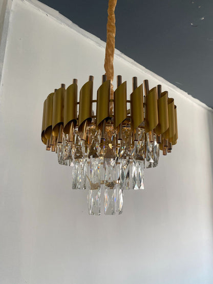 Vintage Elegant Crystal Chandelier