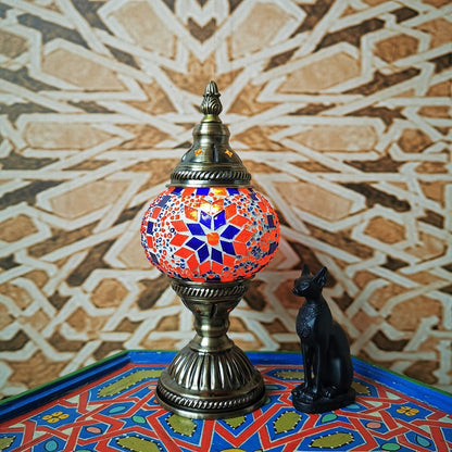 Turkish Retro Glass Table Lamp