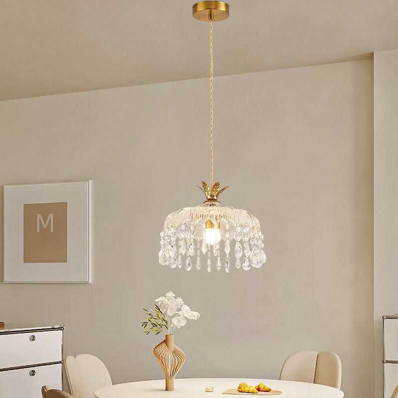 French Retro Crystal Chandelier Light