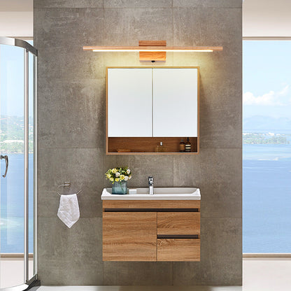 Wooden Vanity Mirror Light
