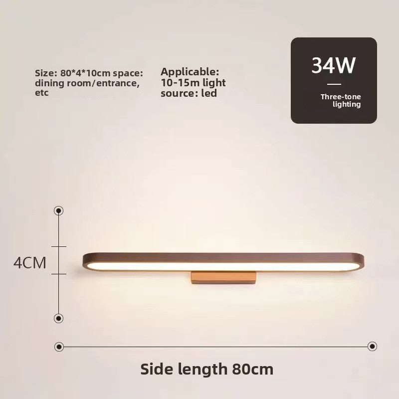 Minimalist Mirror Front Light with Adjustable Illumination