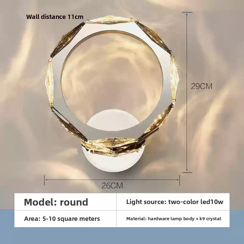 Crystal Wall Lamp Symmetric
